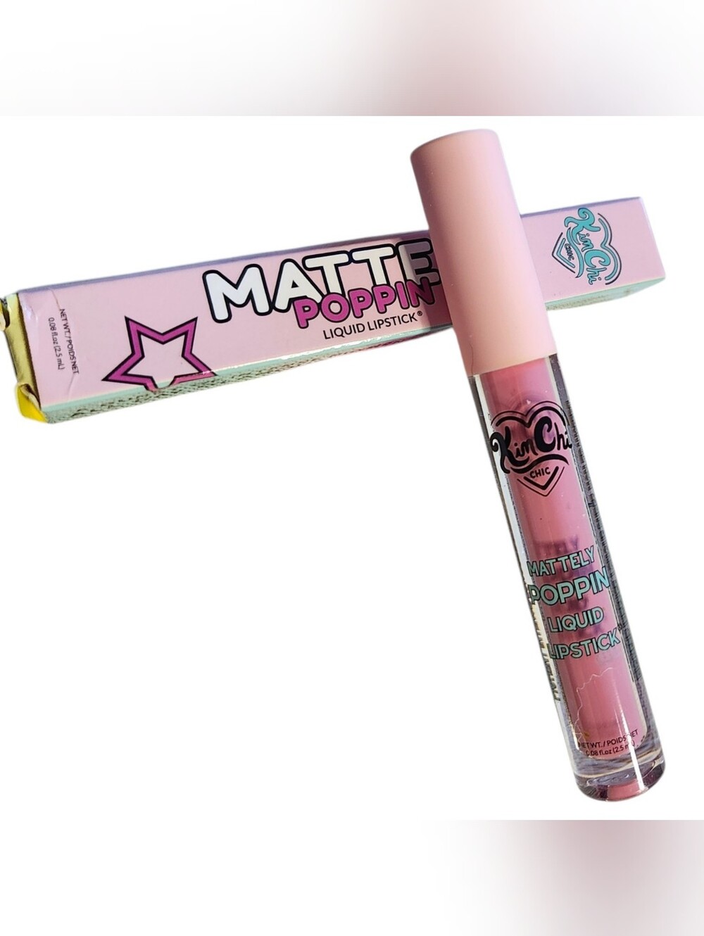 Kim Chi Mattely Poppin Liquid Lipstick - Pink